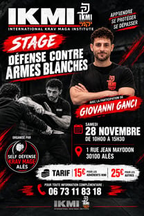 Stage IKMI Alès - Défense contre armes blanches